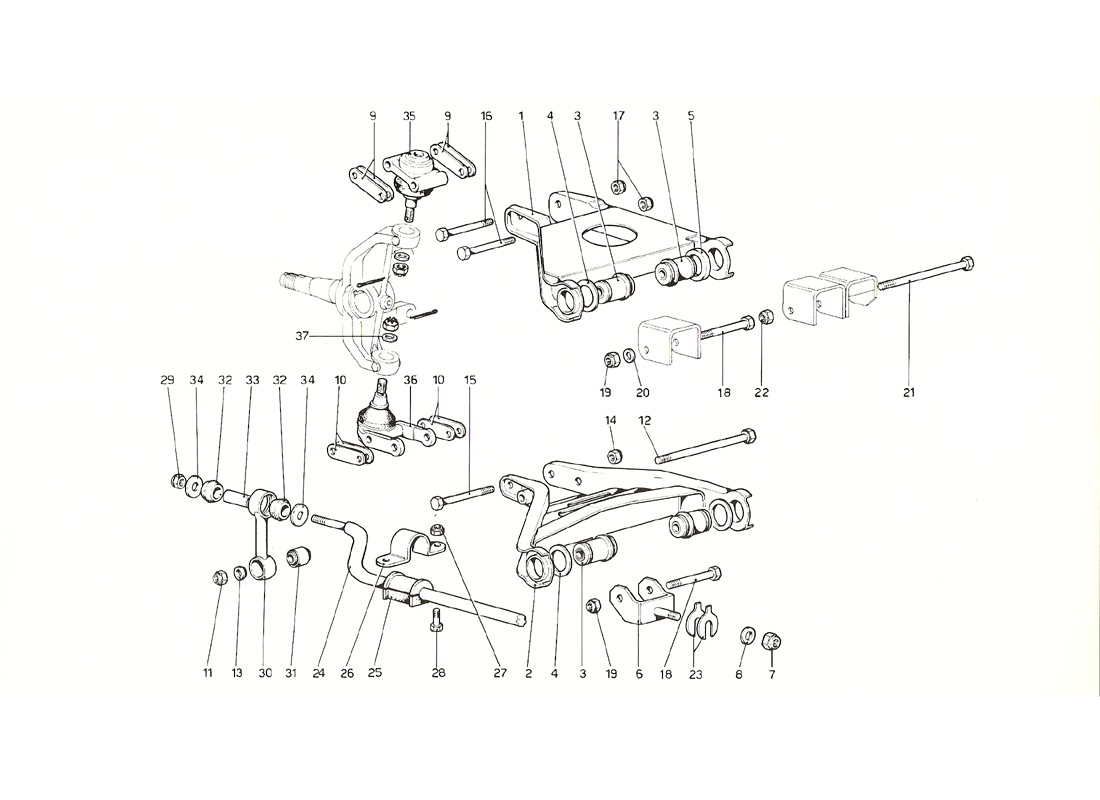 Diagram Search for Ferrari 308 GT4 Dino (1976) - Ferrparts