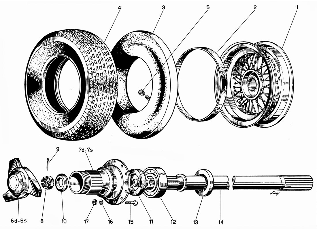 Wheel And Axle Diagram Drawing