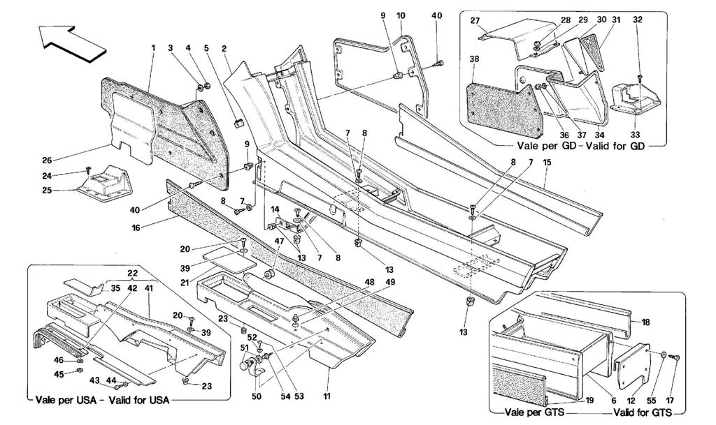 フェラーリ348センター通気口 Ferrari348 Plenum Chamber Intake