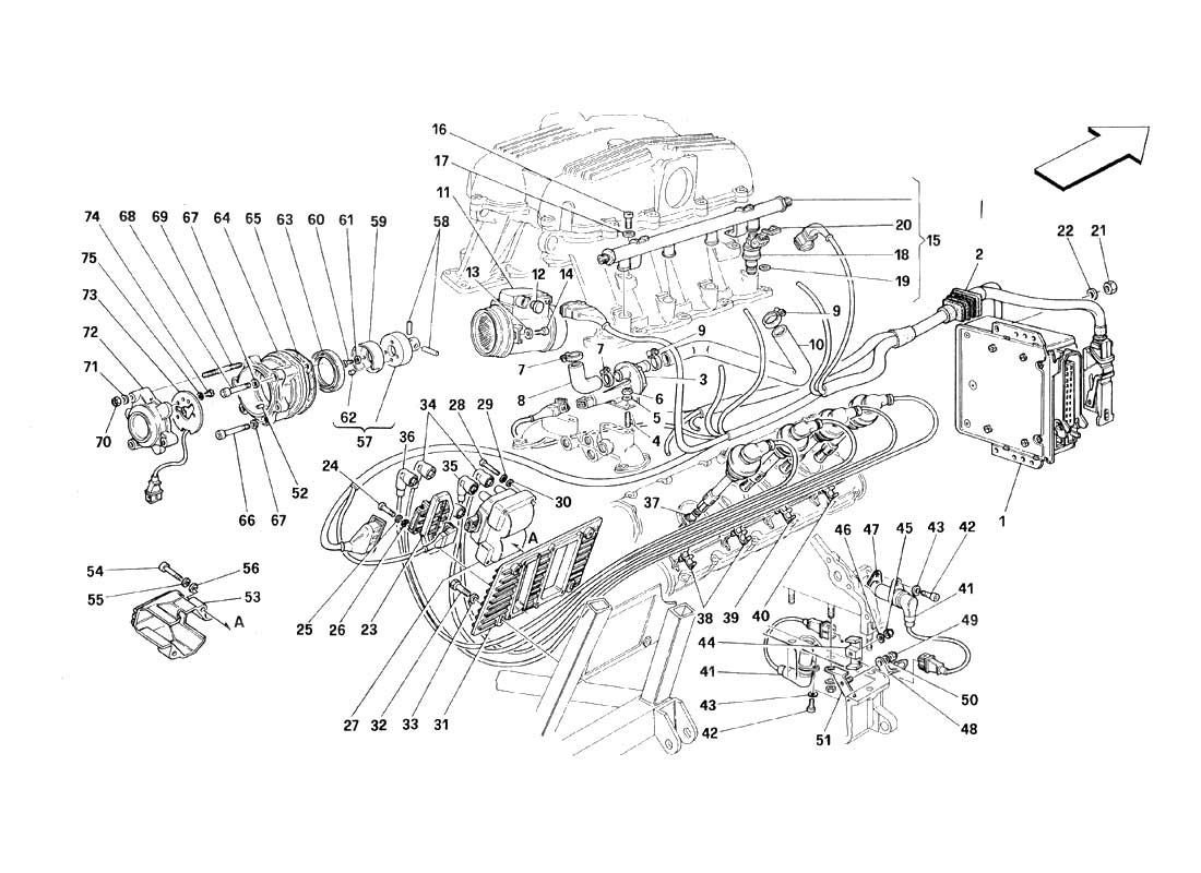 Diagram Search for Ferrari 348 TS (1993) - Ferrparts