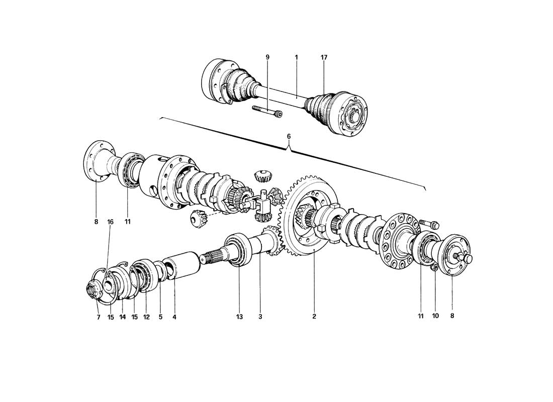 101159 JOINT - STEERING LINKAGE - 400i - GT Group: 2+2 - V12 - Ferrari -  Car Diagrams - Ricambi America, Inc.