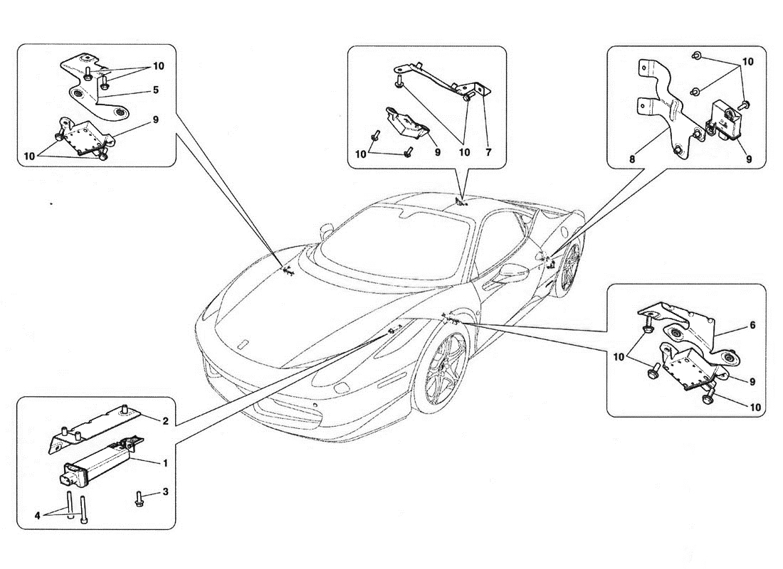 Diagram Search for Ferrari 458 Italia - Ferrparts