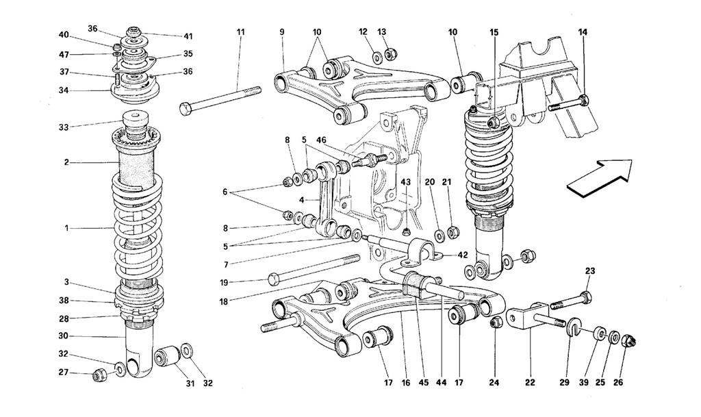 Explain the construction and working of Macpherson strut type of suspension  system