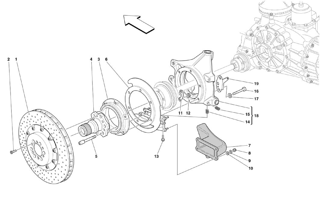 Diagram - Front Brake Disc and Steering Knuckle: 039 - Ferrparts
