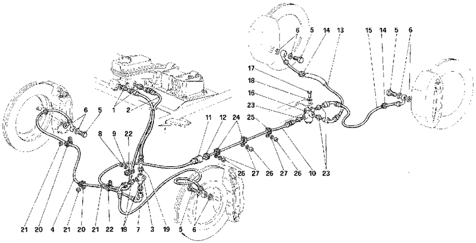 2000 Ford Expedition Brake Line Diagram Front At Master Cylinder Brake