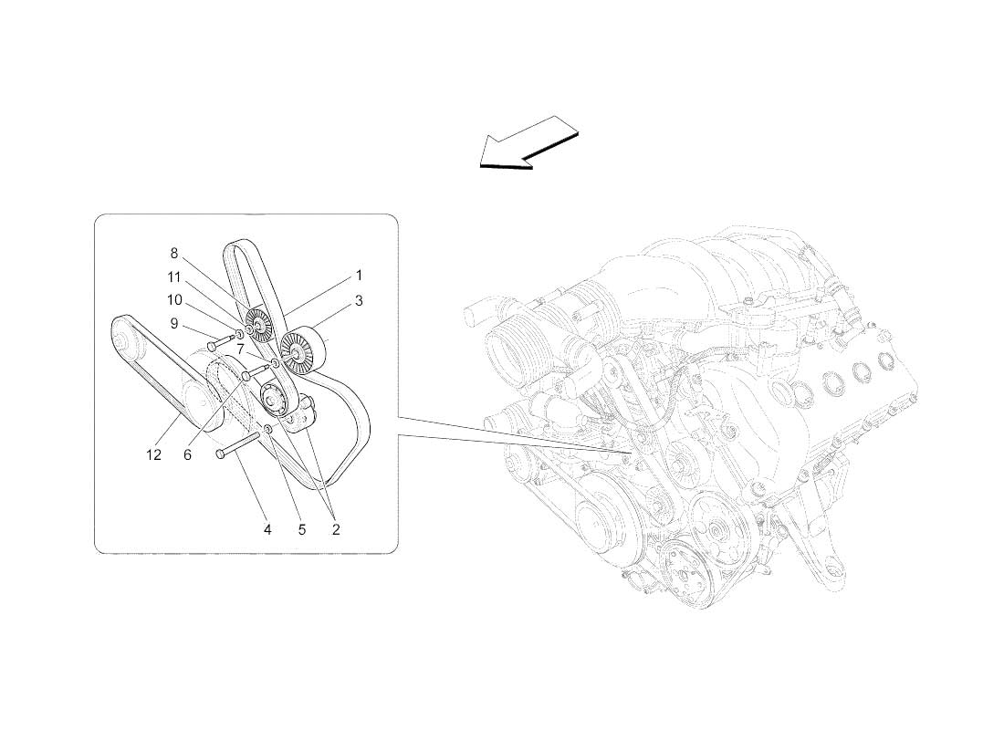 Diagram Search for Maserati GranTurismo (2009) 4.7 F1 - Ferrparts