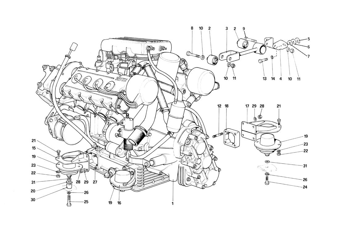 Diagram Search for Ferrari Mondial 3.0 QV (1984) - Ferrparts